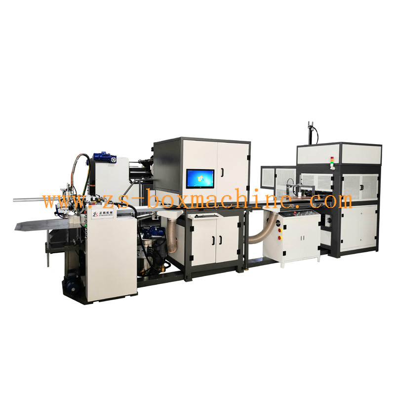 <b>ZS-6418A</b> Automatic Rigid Box Making Machine(Visual Robotic Positioning)